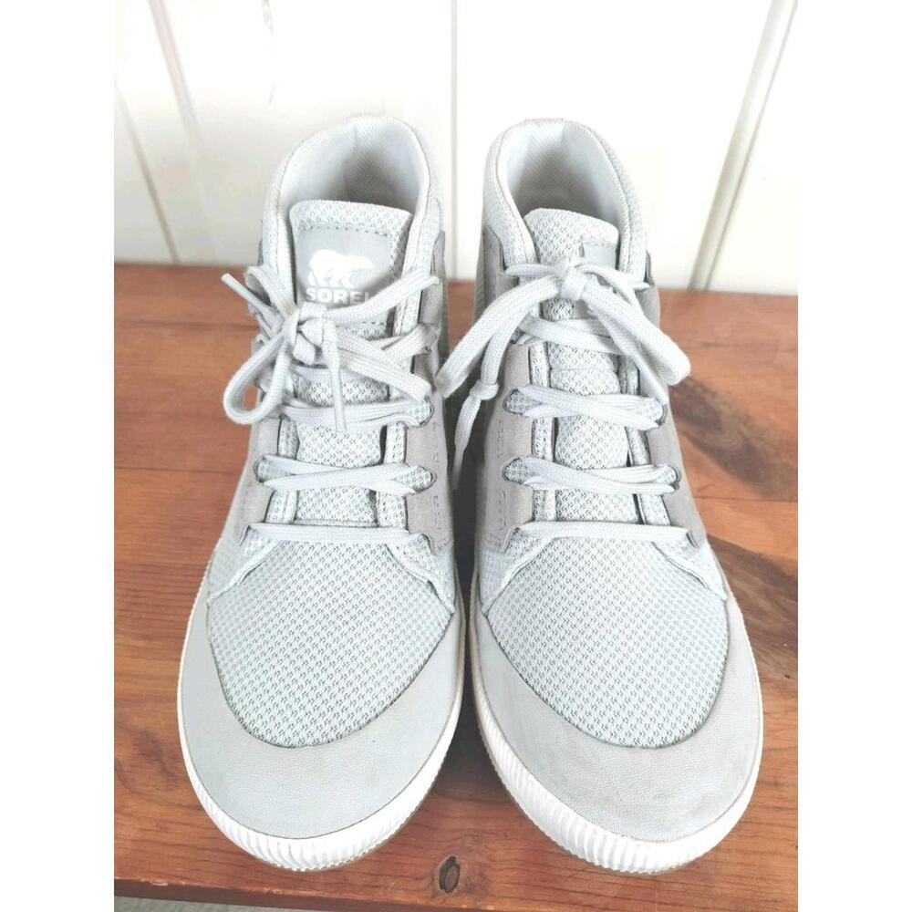 Sorel‎ Out 'N About III Mid Waterproof Sneaker Women's Size 9 - Quarry/Sea Salt